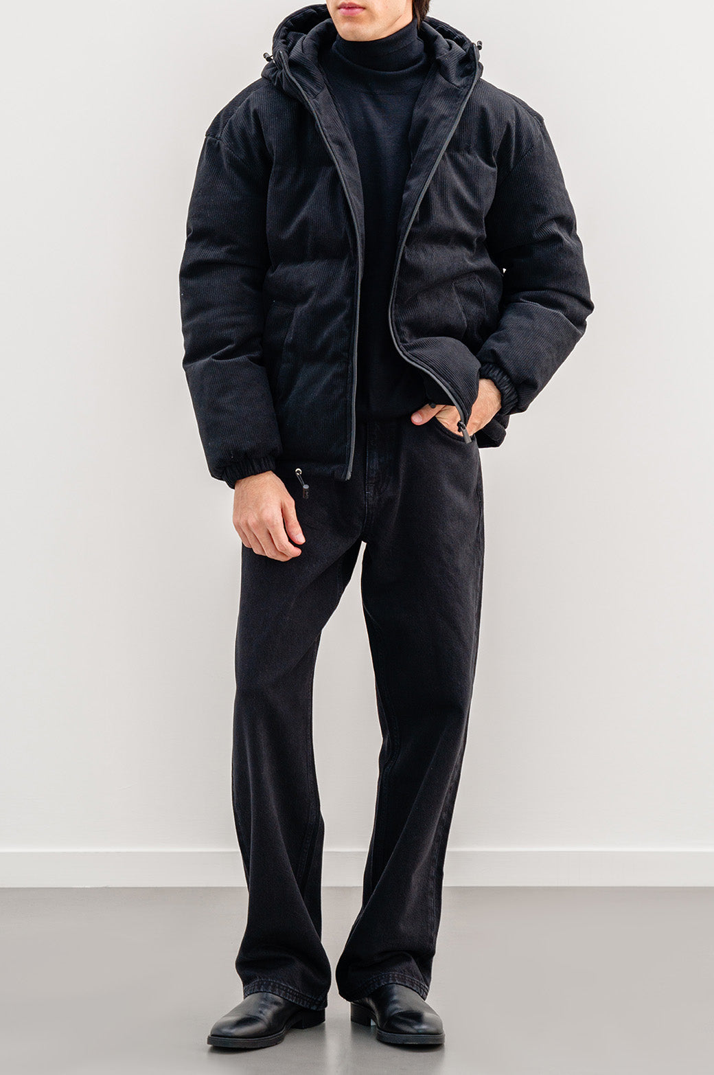 CORDUROY PUFFER JACKET