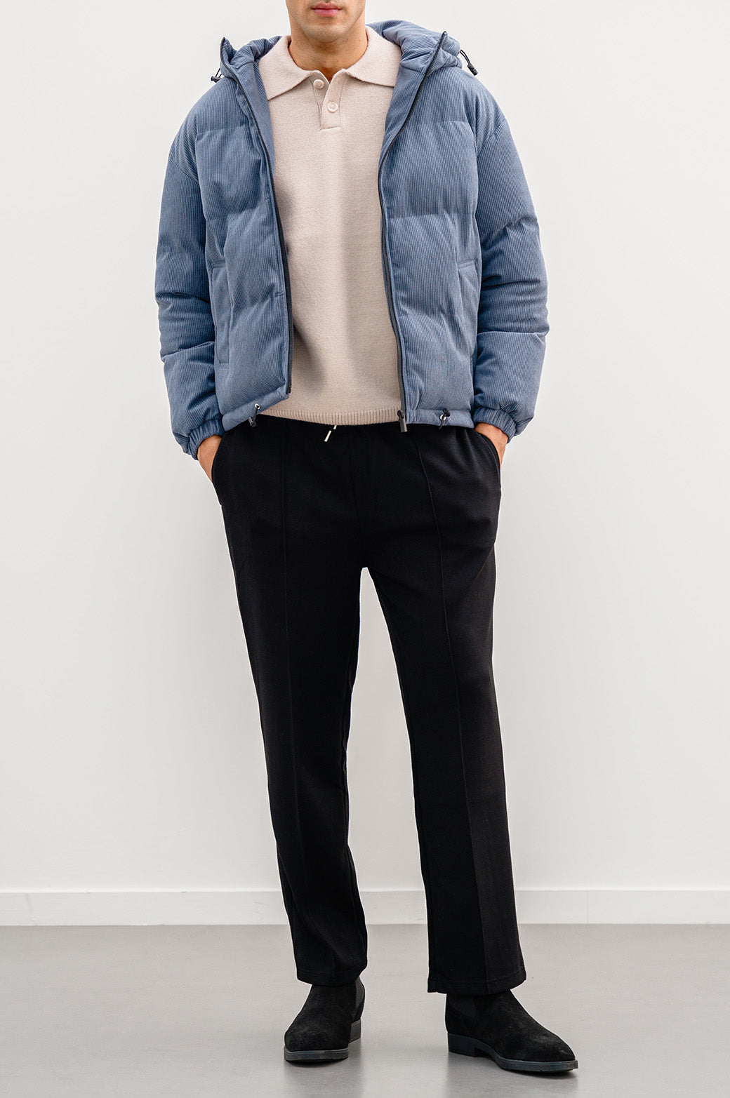 CORDUROY PUFFER JACKET