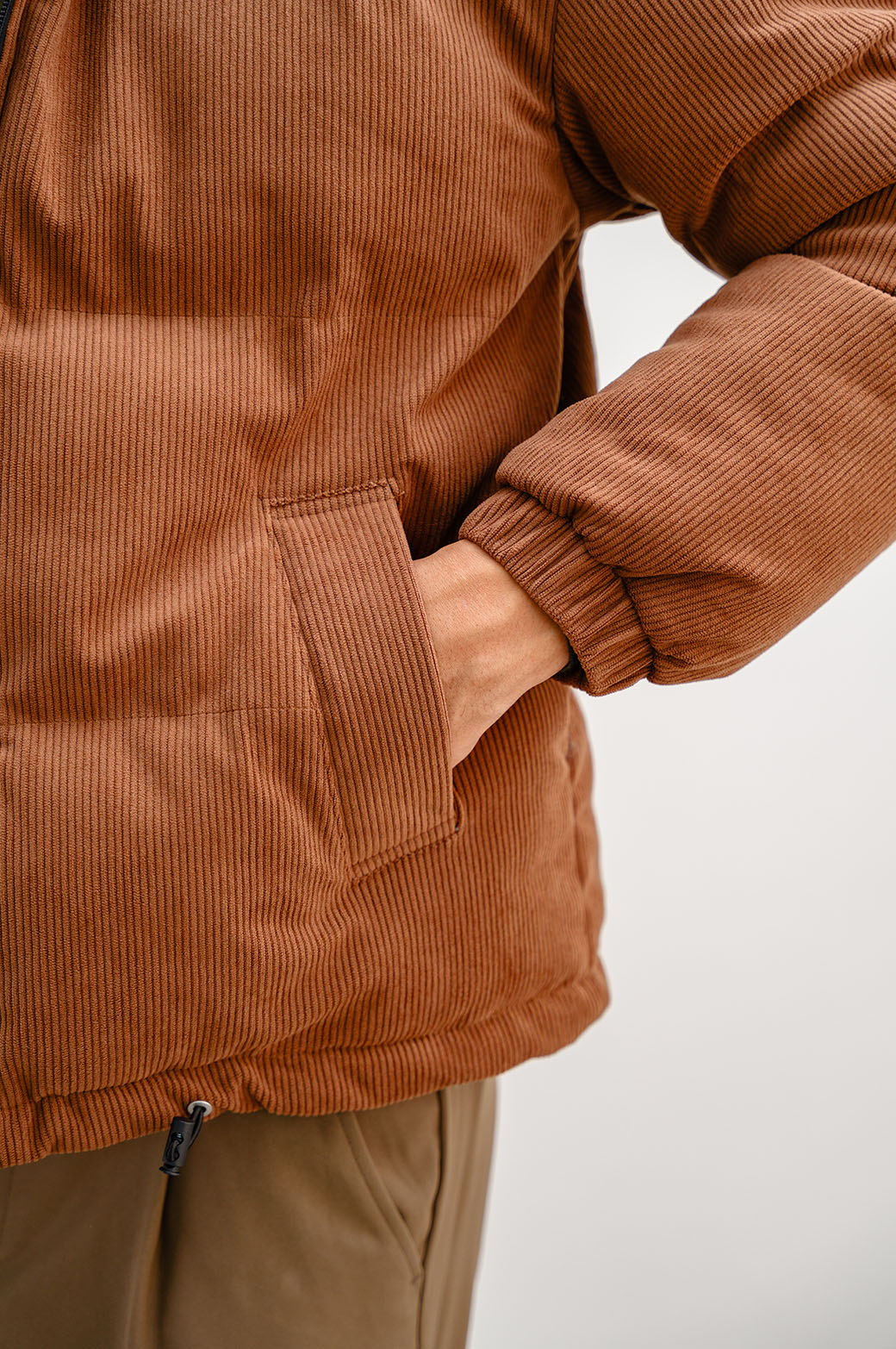 CORDUROY PUFFER JACKET