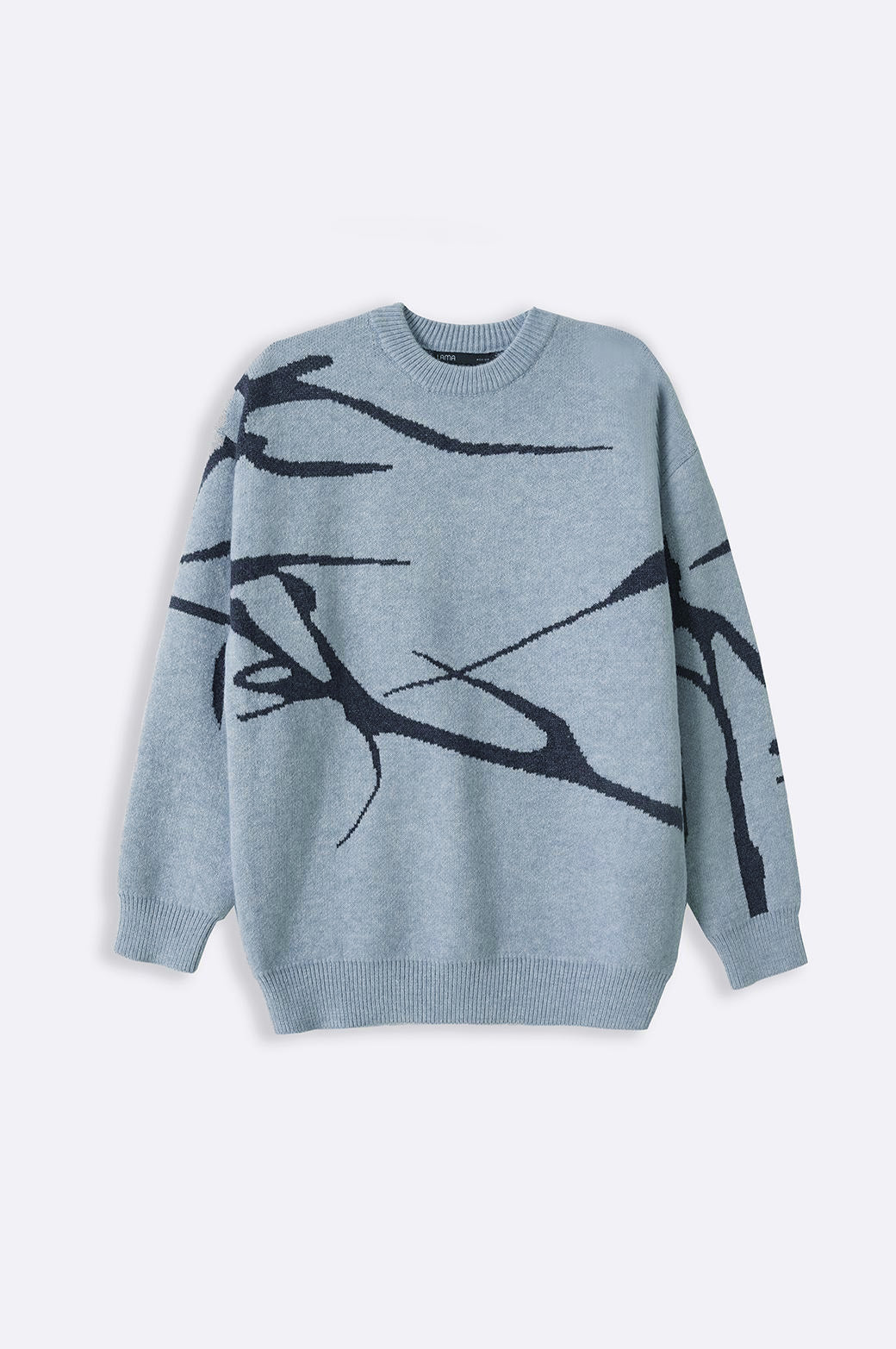 JACQUARD ABSTRACT SWEATER