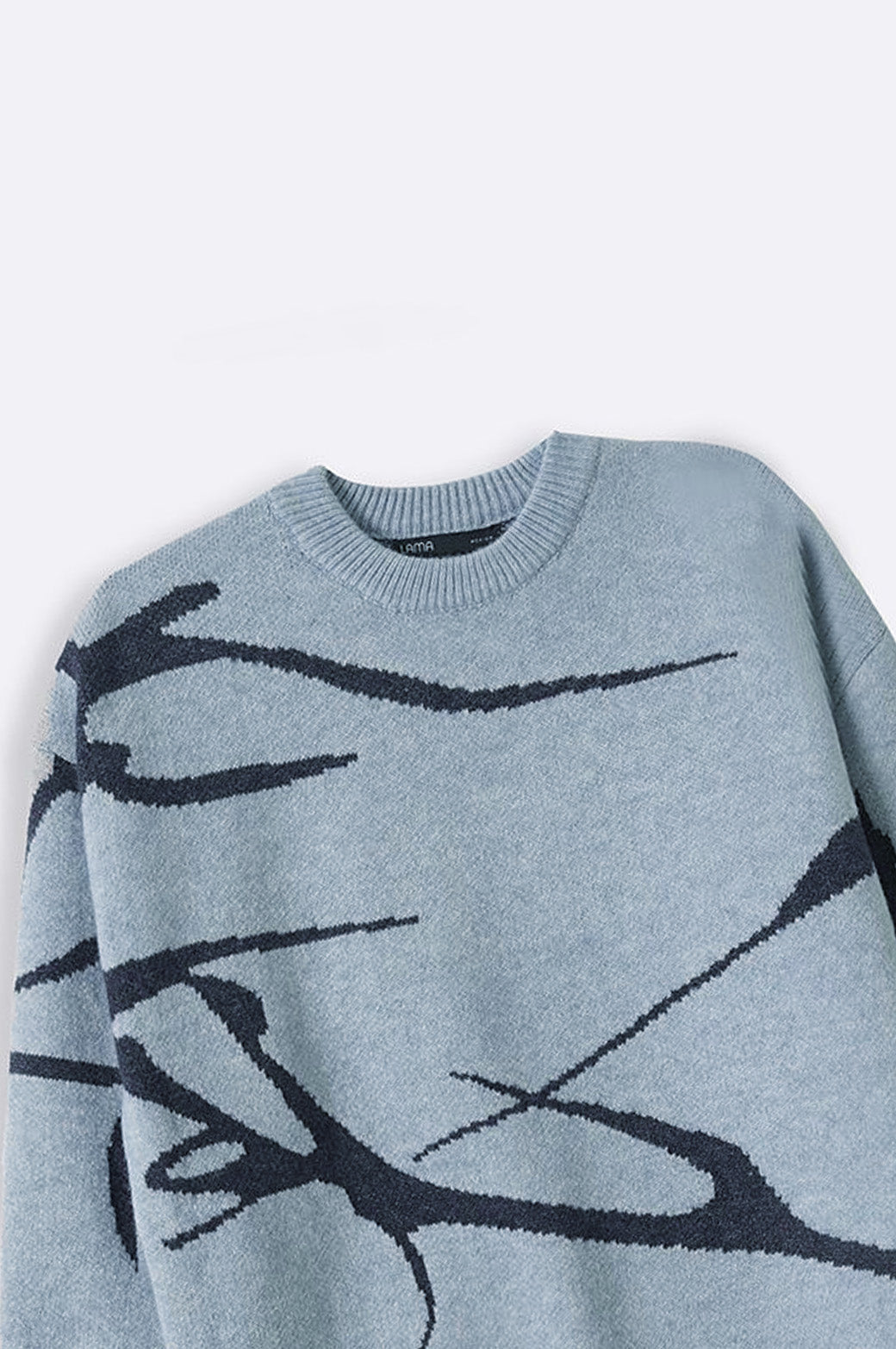 JACQUARD ABSTRACT SWEATER