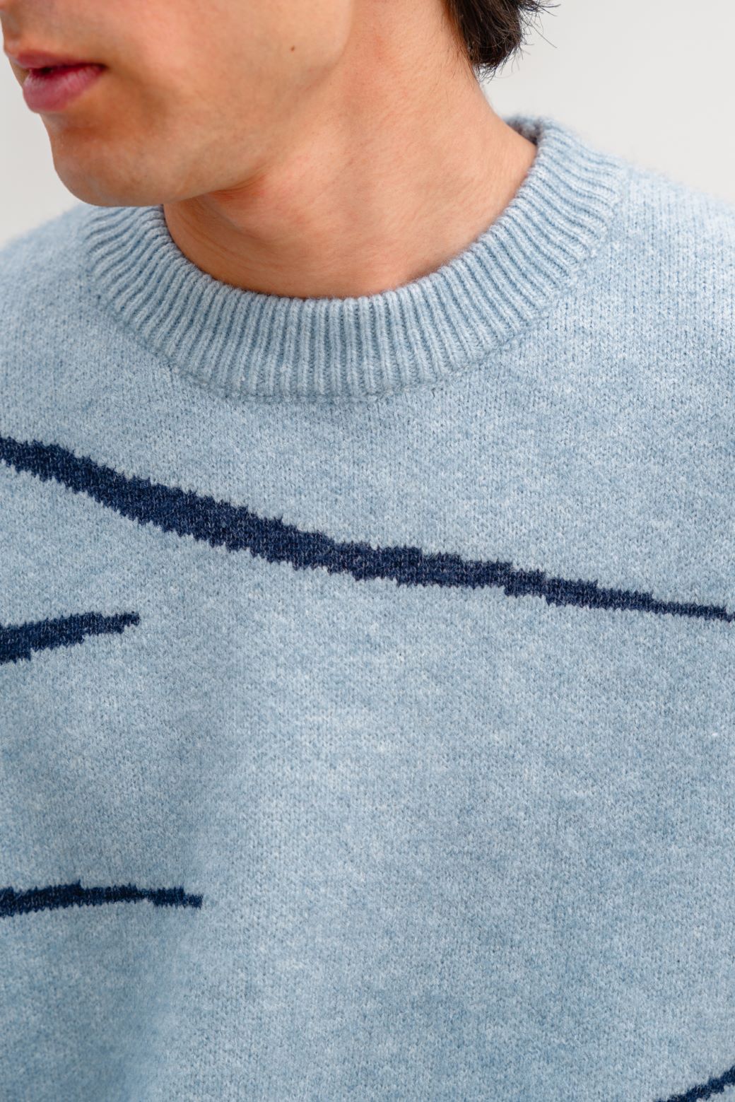 JACQUARD ABSTRACT SWEATER