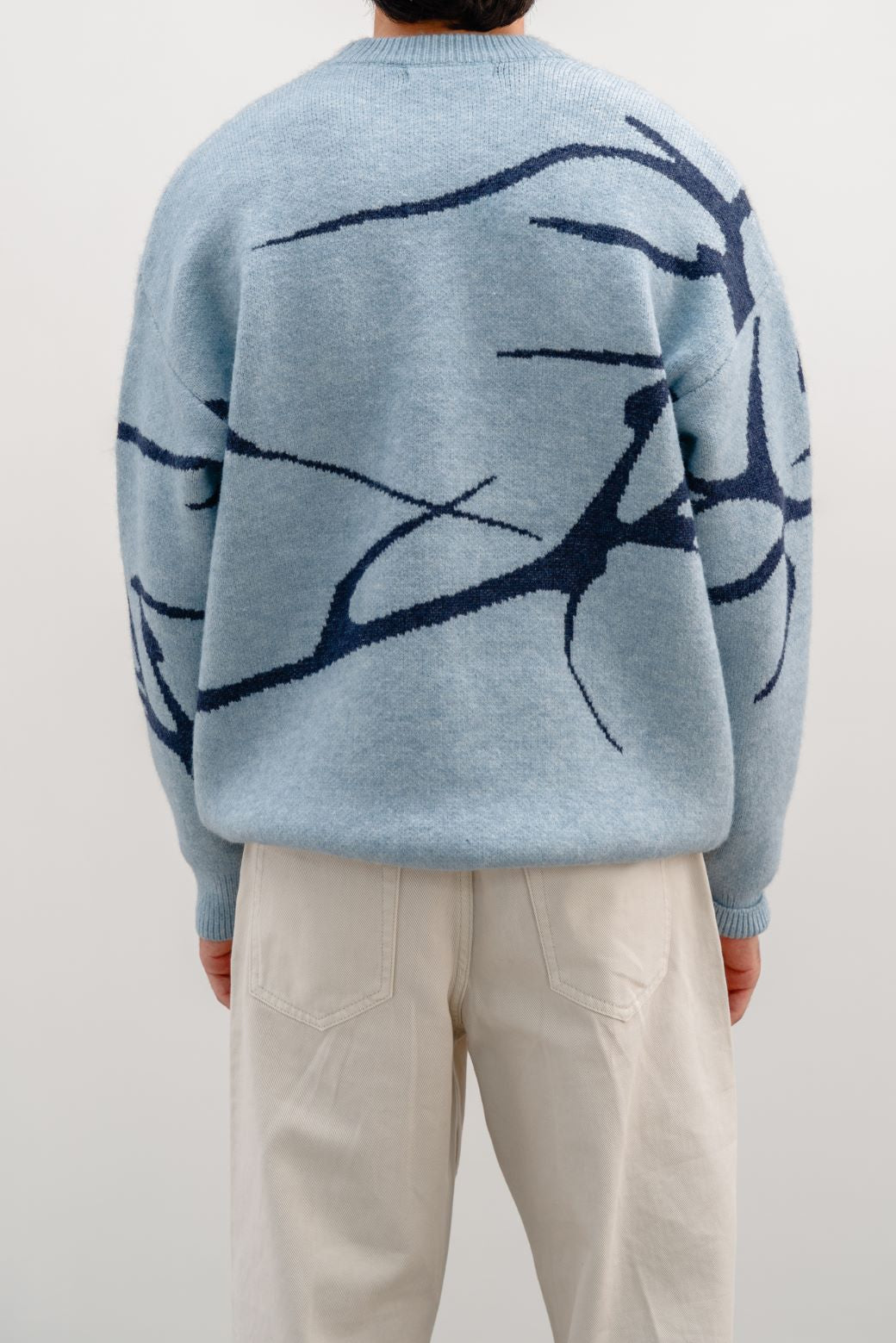 JACQUARD ABSTRACT SWEATER