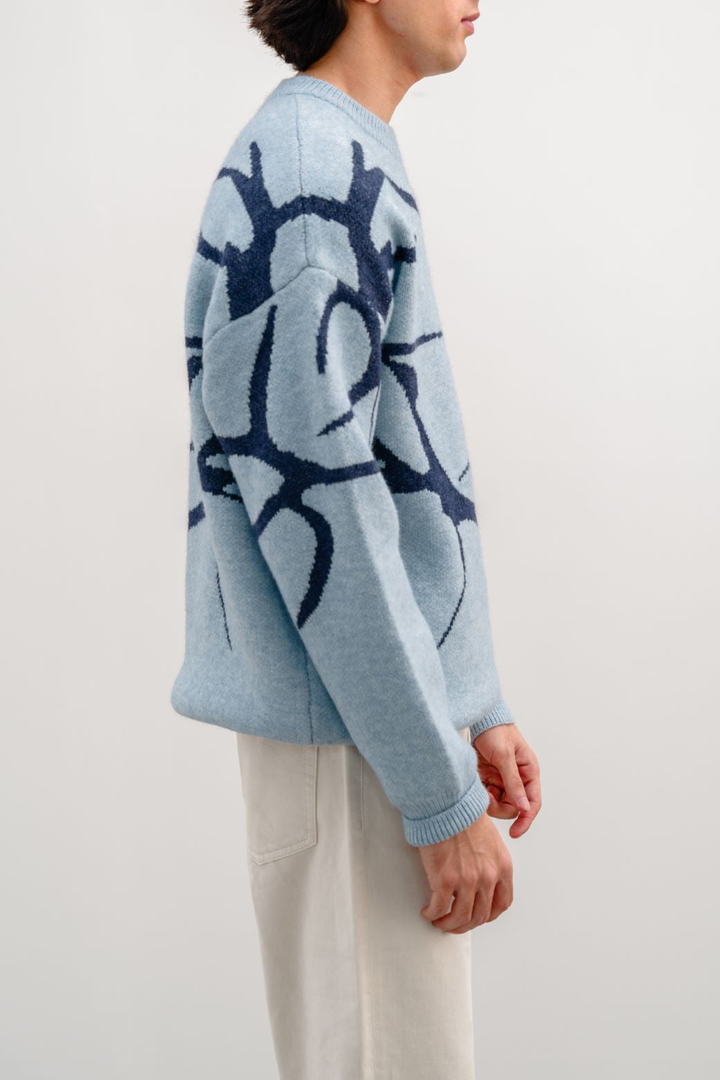 JACQUARD ABSTRACT SWEATER