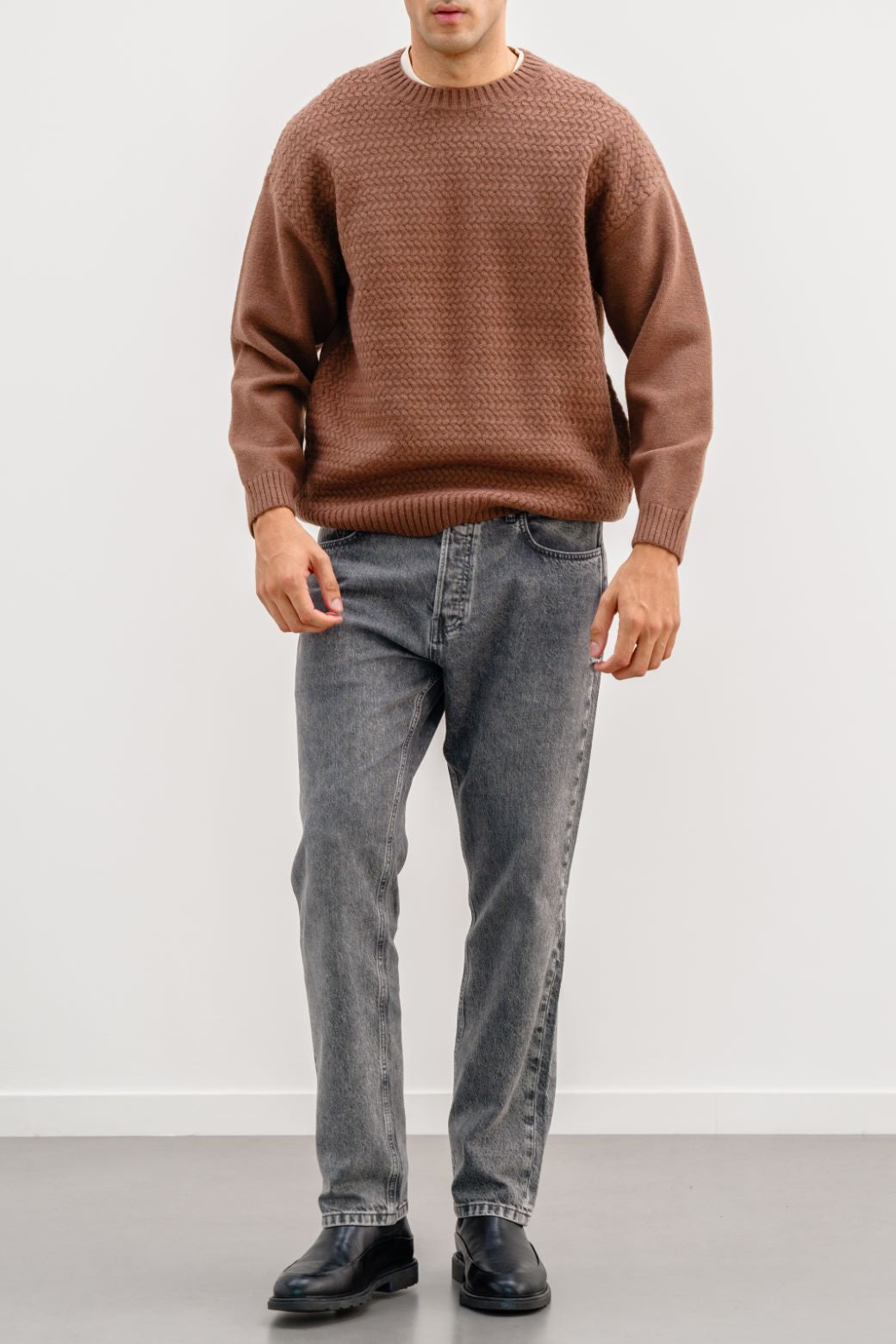 TEXTURED SWEATER