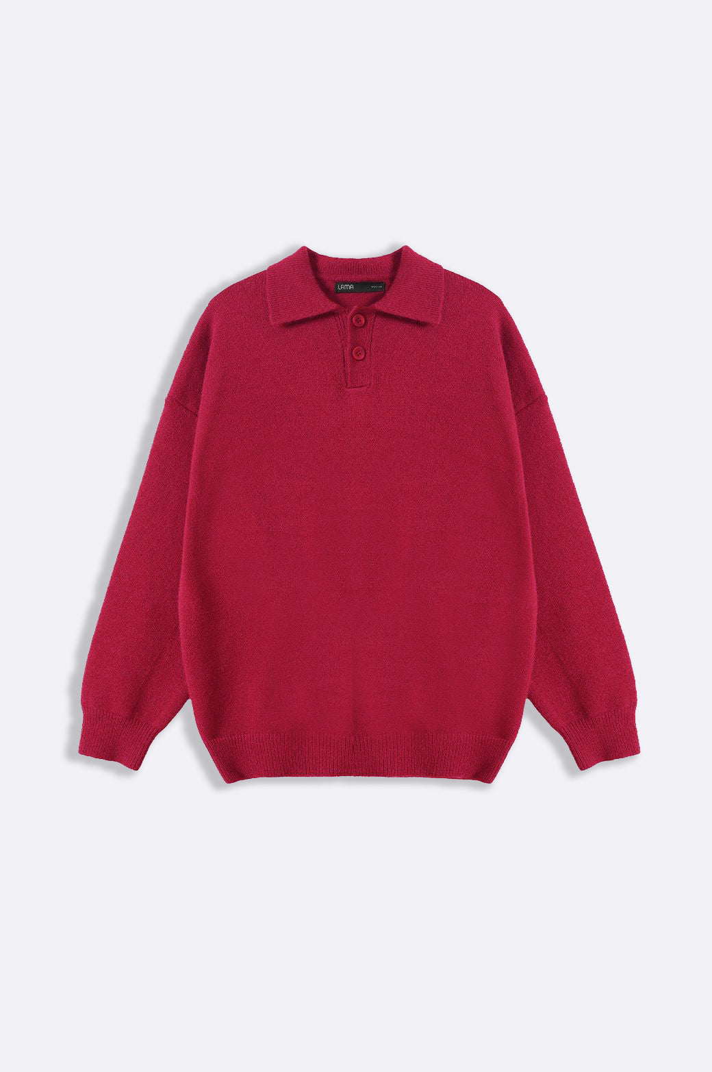 KNIT POLO SWEATER